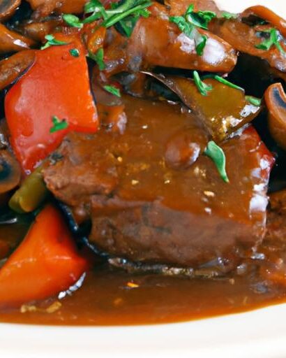 Slow-Cooked Pepper Steak: Flavorful Crock Pot Delight