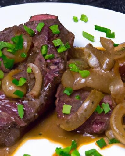 Savor the Flavor: Caramelized Onion & Swiss Steak Delight