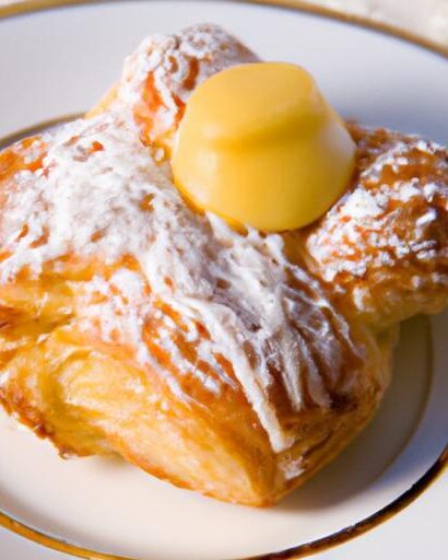 Decadent Danish Pastries Filled with Creamy Custard Delight