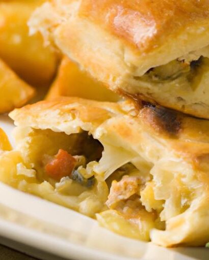 Savory Chicken & Cheese Jalousie: A Flavorful Pastry Delight