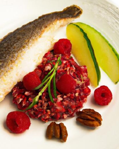 Sockeye Salmon Meets Cranberry Walnut Couscous: A Flavorful Duo