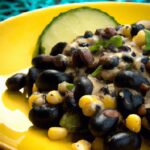 Zesty Black Bean & Corn Salad with Creamy Vegan Cotija