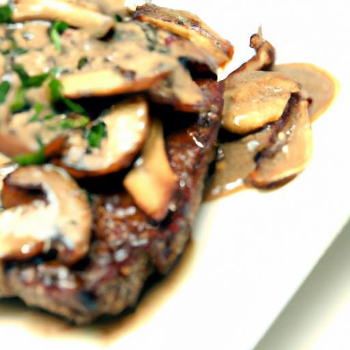 Savor the Flavor: Creamy Mushroom Sauce Steak Delight