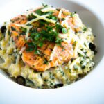 Zesty Lemon Butter Salmon Risotto: A Delightful Twist