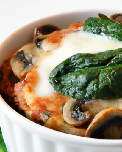 Hearty Mushroom and Spinach Lasagna: A Vegetarian Delight