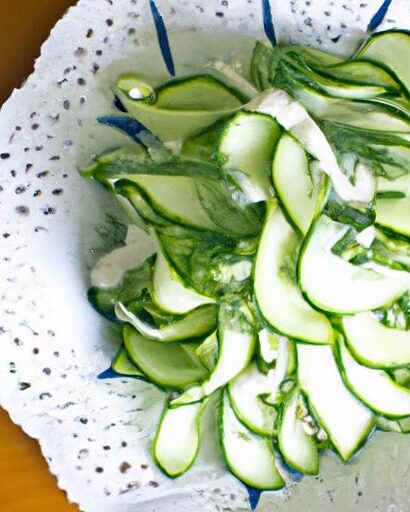 Creamy Cucumber Salad with Vegan Dill Cheese: Fresh & Flavorful