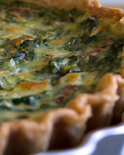 Fluffy Spinach Quiche Recipe: A Savory Delight Unveiled