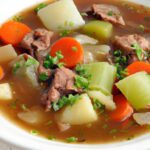 Timeless Comfort: Classic Old-Fashioned Vegetable Beef Soup Recipe