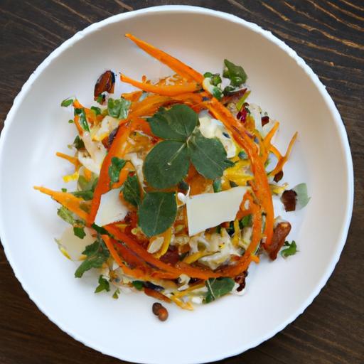 Harvest Harmony: Farro & Roasted Carrot Salad with Dairy-Free Goat Cheese