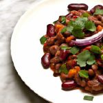 Hearty Harmony: Small Red Beans with Savory Ground Beef