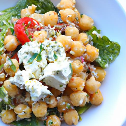 Brighten Your Bowl: Quinoa & Chickpea Salad with Vegan Feta