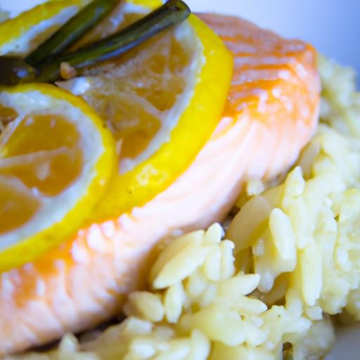 Zesty Lemon‍ Butter Salmon Risotto: A Delightful Twist