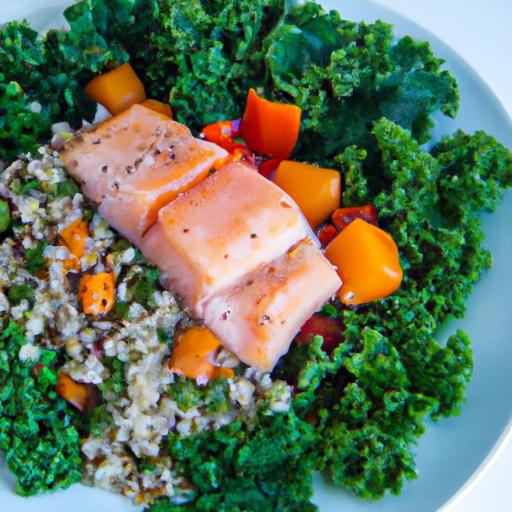 Power-Packed Quinoa & Kale Salmon Bowl for Vitality Boost