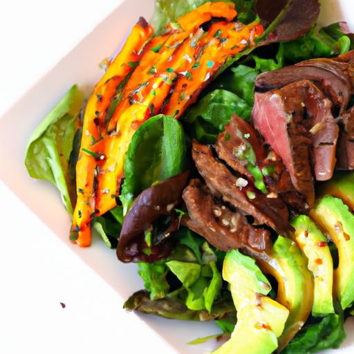 Power-Packed Steak & Avocado Buddha Bowl: A Nutritious Delight