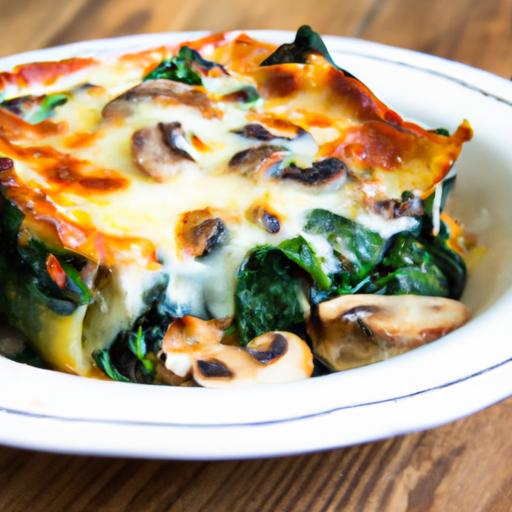 Hearty Mushroom and Spinach Lasagna: A Vegetarian Delight