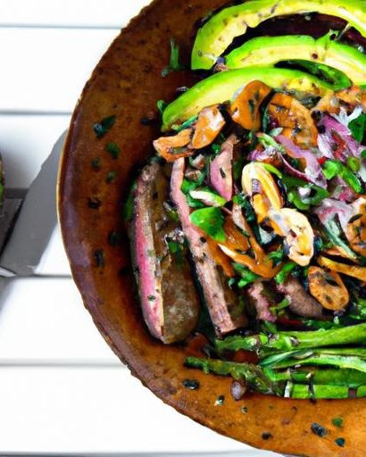 Power-Packed Steak & Avocado Buddha Bowl: A Nutritious Delight