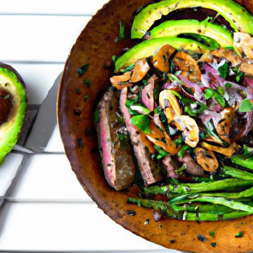 Power-Packed Steak & Avocado Buddha Bowl: A Nutritious Delight