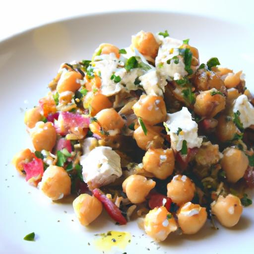 Fresh & Flavorful: Quinoa ‍Chickpea Salad with Vegan Feta
