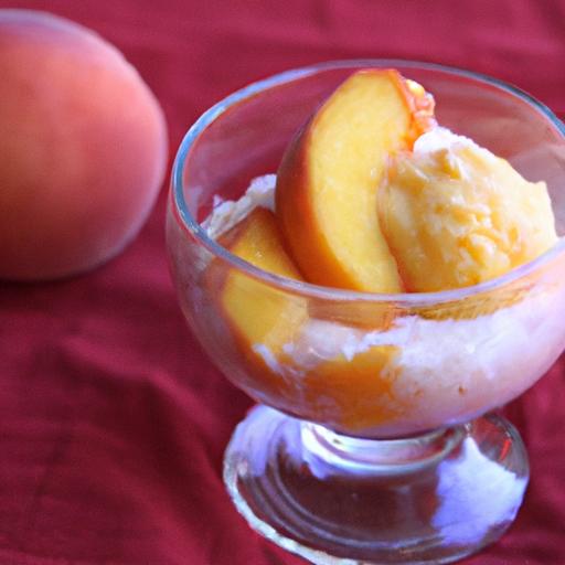 Sweet Freeze: Delicious Frozen Dessert ​with ⁣Jarred ⁤Peaches
